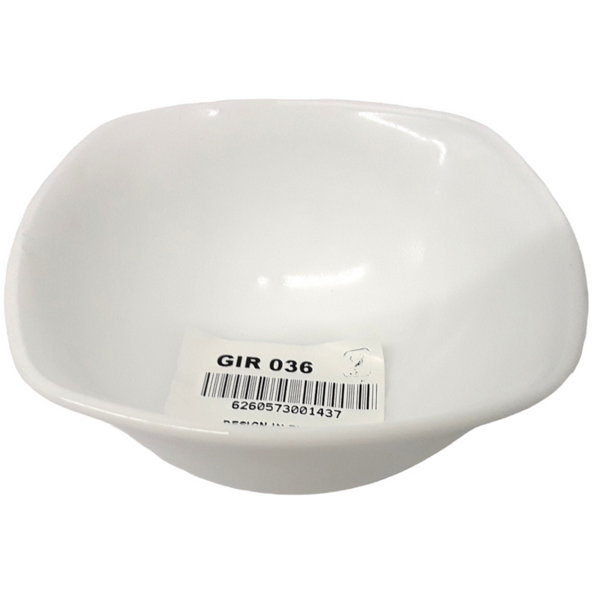 Square White 12cm Bowl