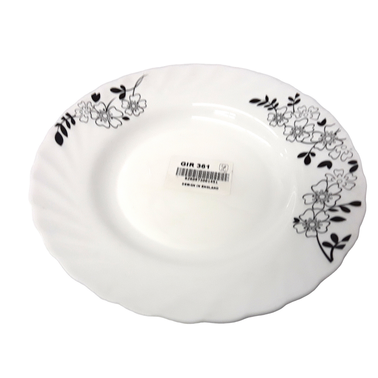 Blossom Black Soup Plate