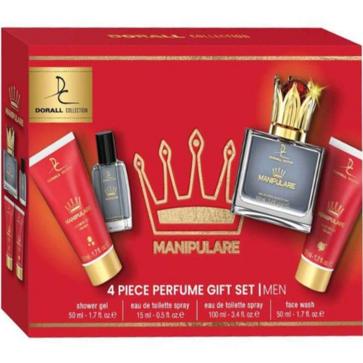 Manipulare 4 Piece Perfume Gift Set for Men