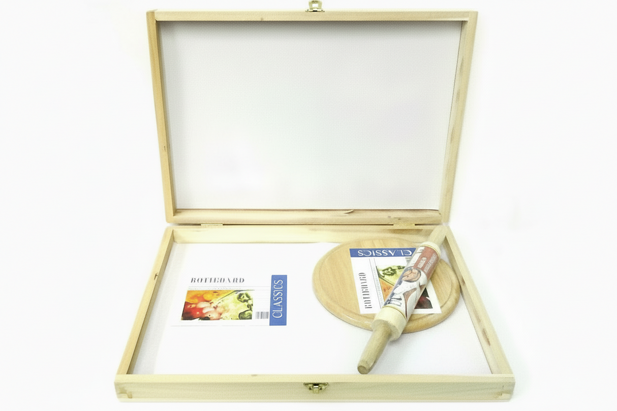 Classic Wooden Roti Box Set