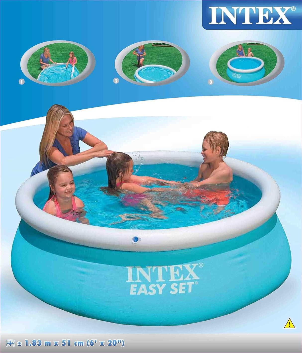 Intex Easy Set Pool 6Ft x 20Inch