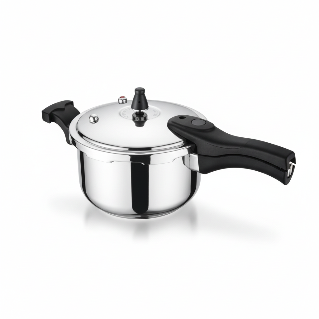 3 Litre Stainless Steel Pressure Cooker with Induction Base