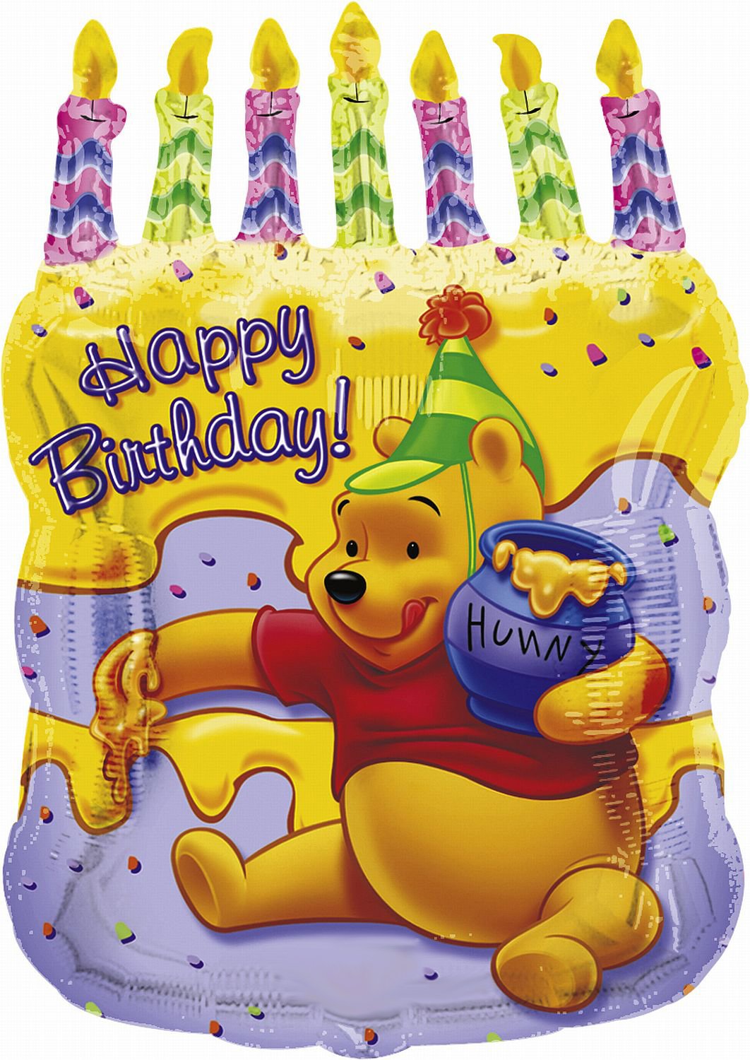 Disney Winnie the Pooh Happy Birthday SuperShape Foil Balloon