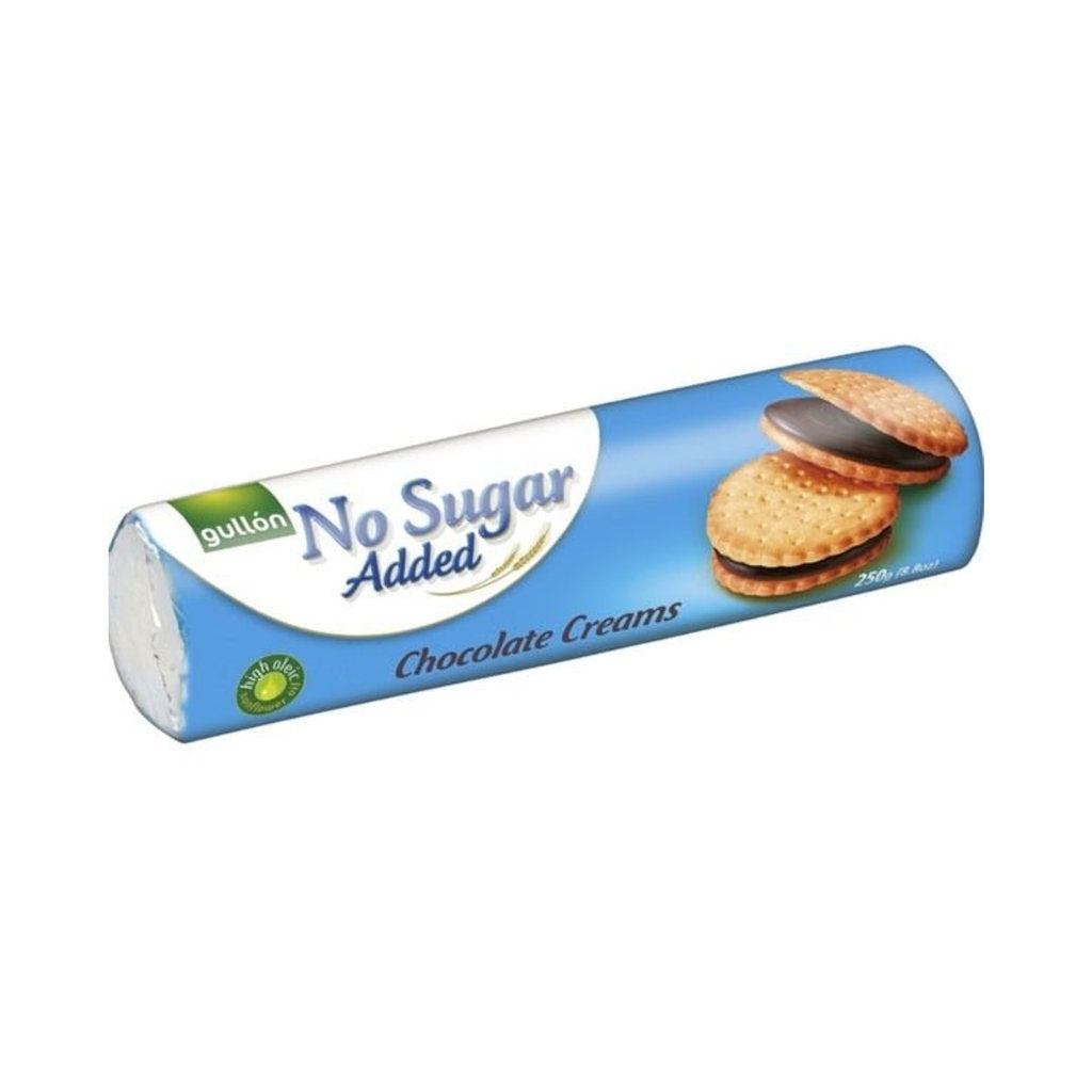 Gullon Chocolate Cream Biscuits No Added Sugar | 250g