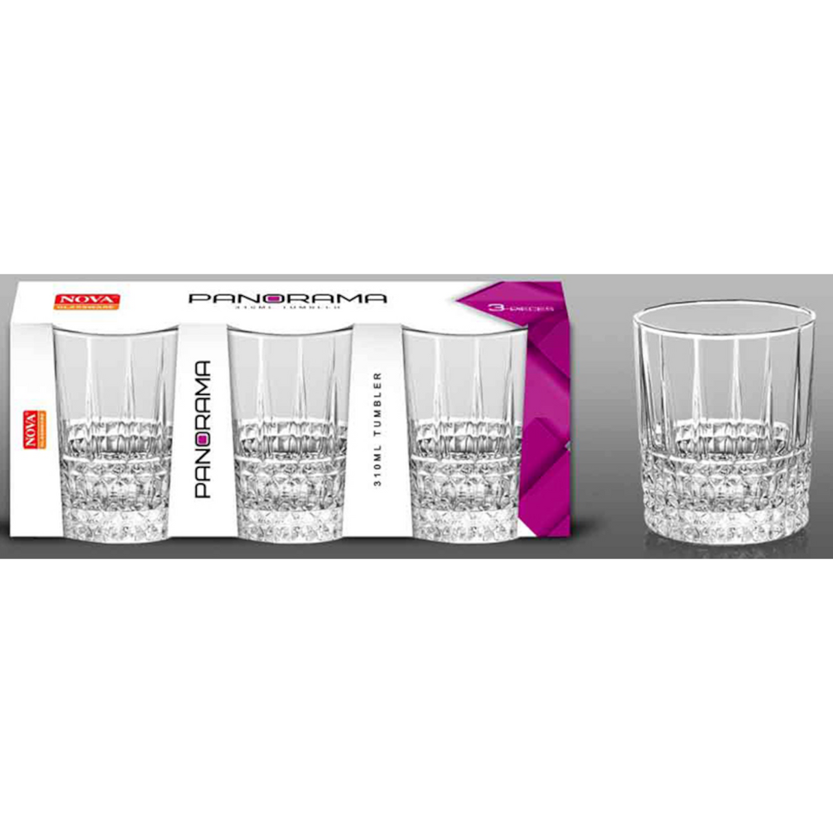 Panorama 300ml Tumbler 3 Pack