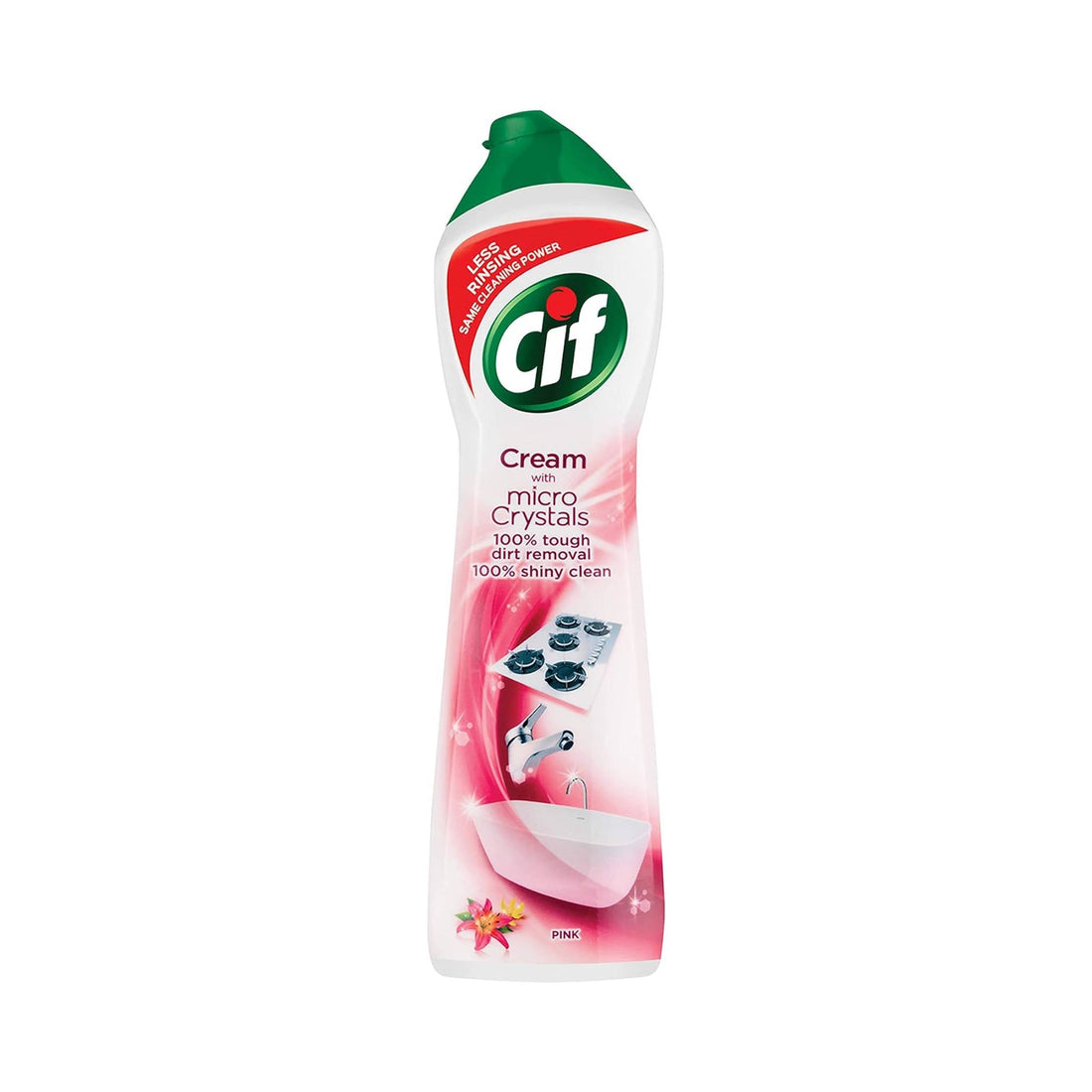 Cif Cream with Micro Crystal Pink Flower | 500ml