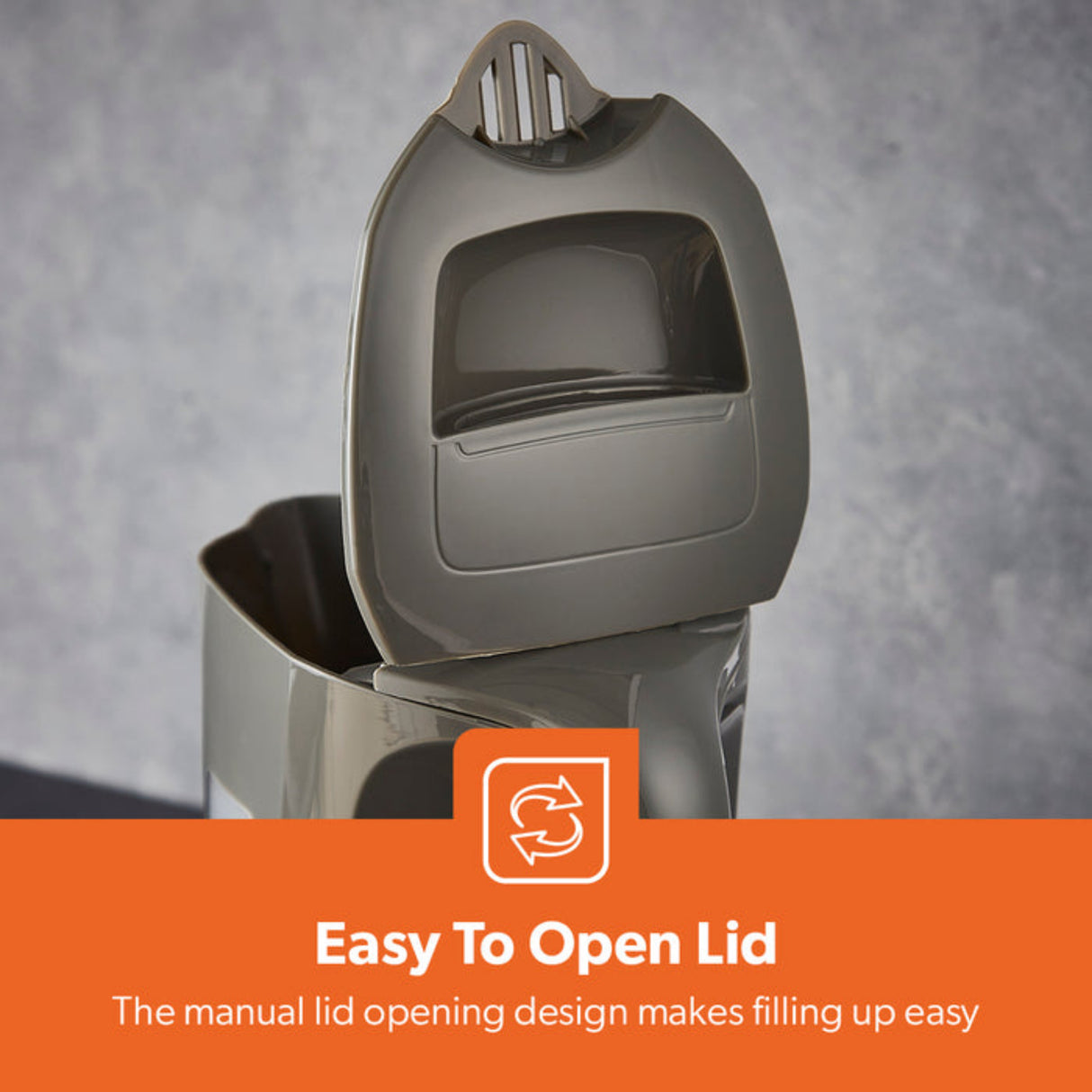 1.7L 'NORDIC GREY' RAPID BOIL ELECTRIC KETTLE