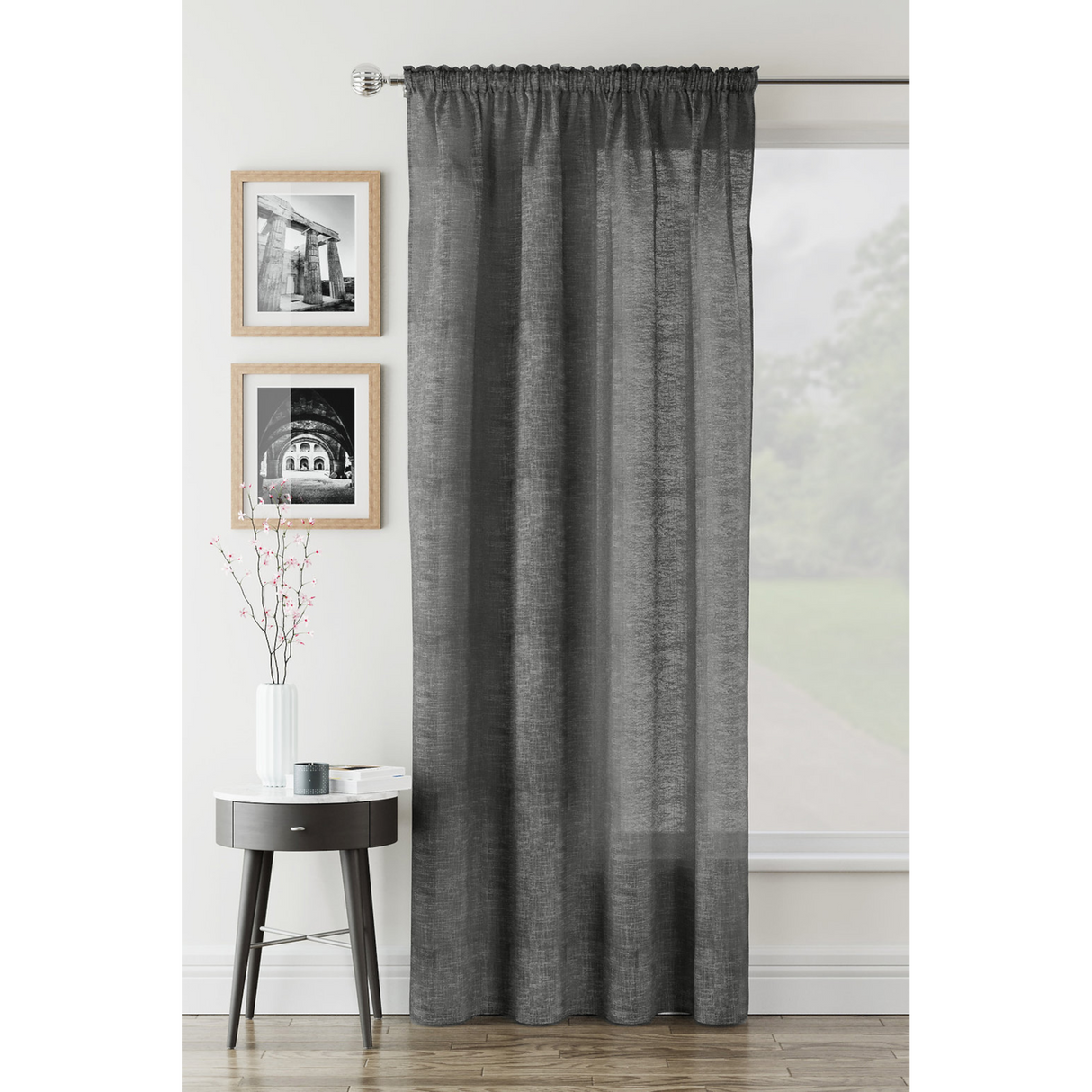 Rhodes Ready Made Voile Panel