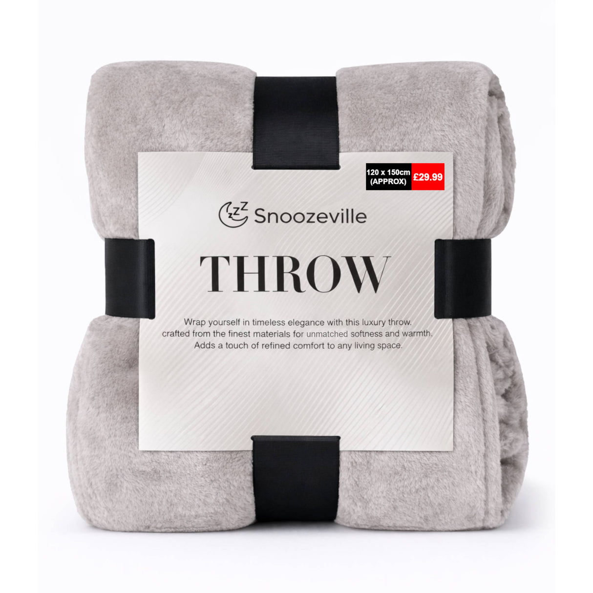 Snoozeville Flannel Throw 120x150cm