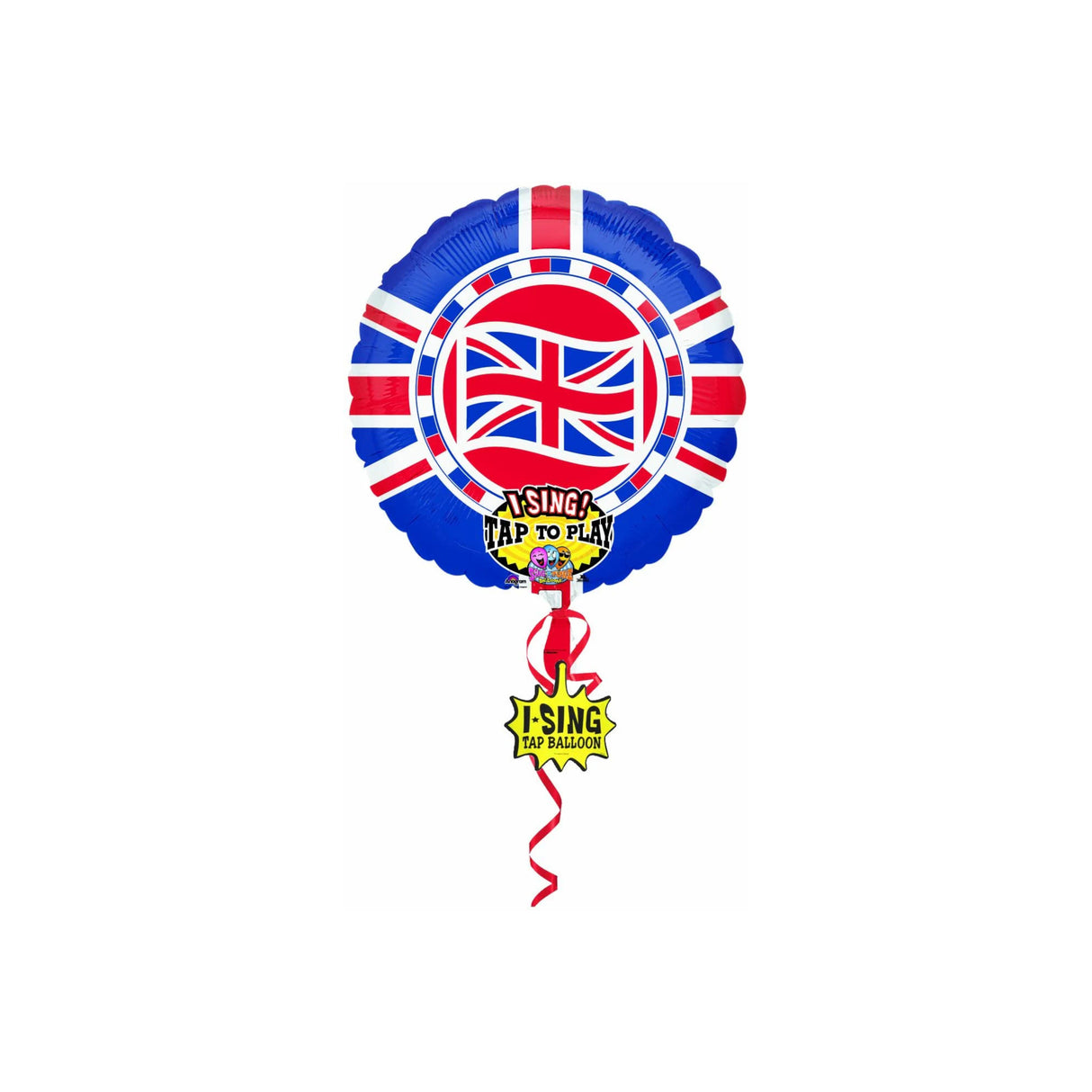 Union Jack Anthem Sing a Tune Foil Balloon 28"