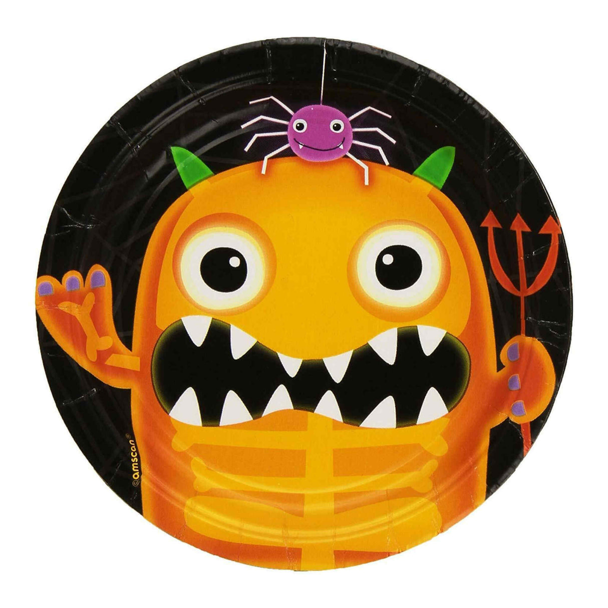 Boo Crew Round Paper Plates 8 Pack