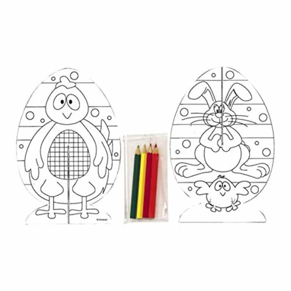 Easter 3D Egg Colouring Kit