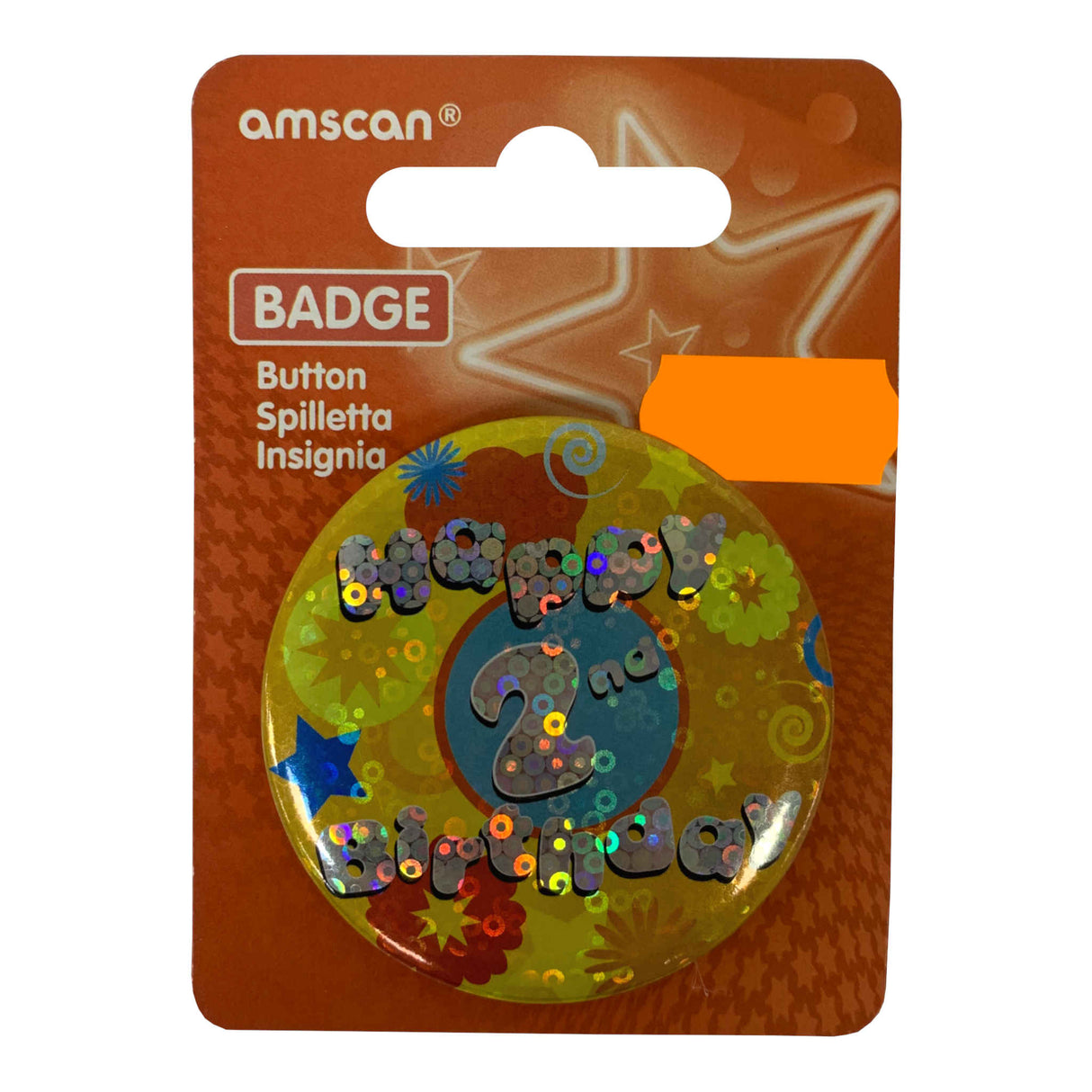 Happy 2nd Birthday Badge