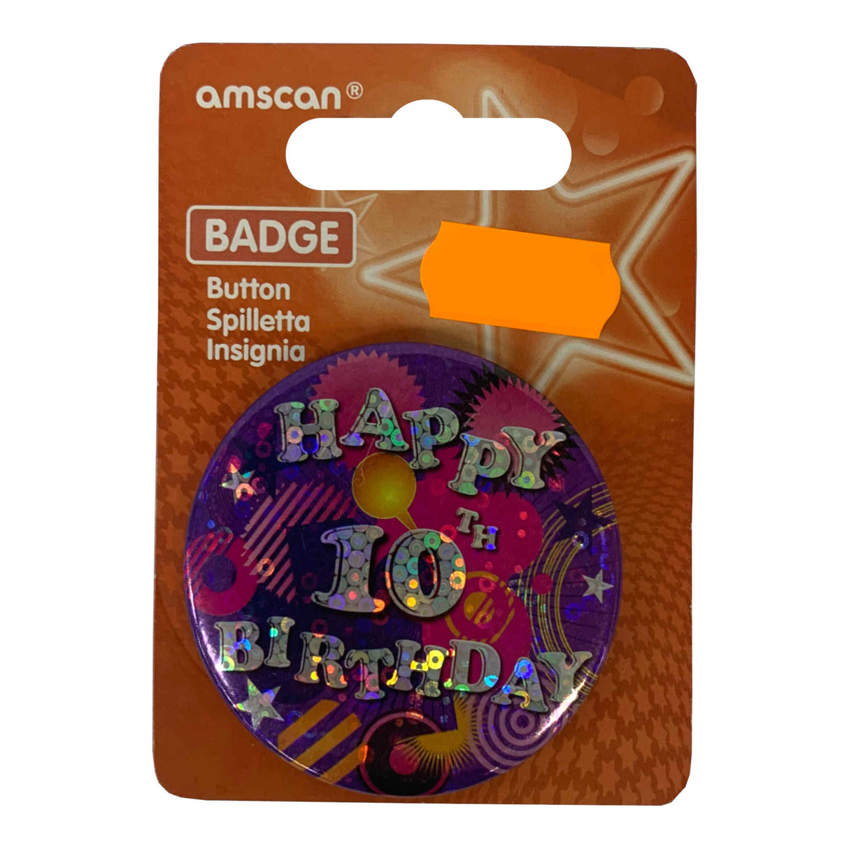 Happy 10th Birthday Badge