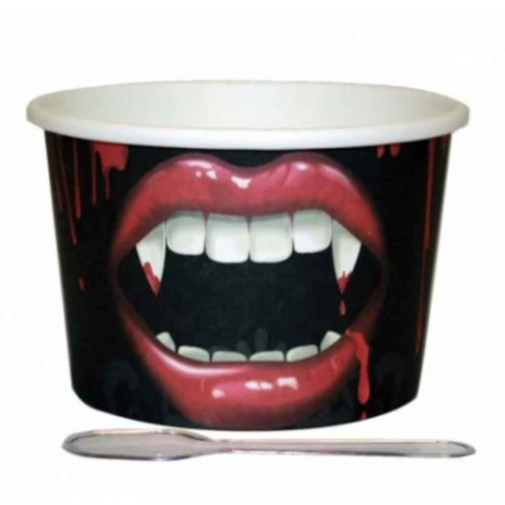 Fangtastic Desert Pots With Spoons 12 Pack