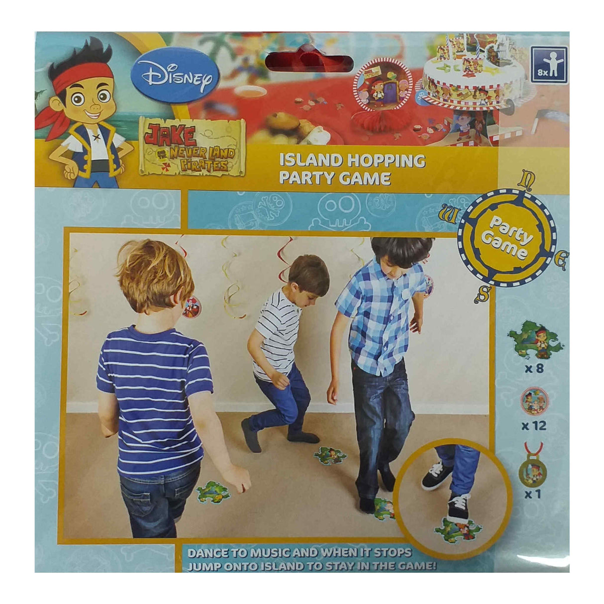 Disney Jake And The Neverland Island Hopping Party Game