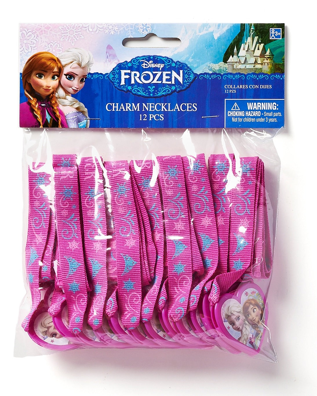 Disney Frozen Charm Necklaces 12 Pieces