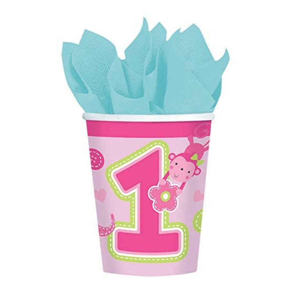 One Wild Girl Cups 8 Pack