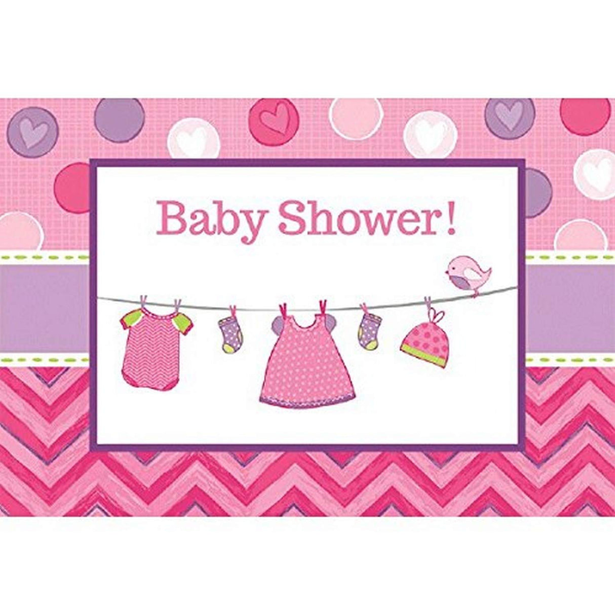 Baby Shower 8 Invitations
