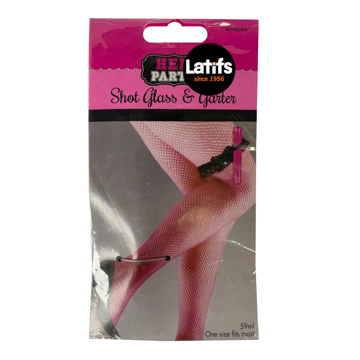 Hen Party Shot Glass & Garter