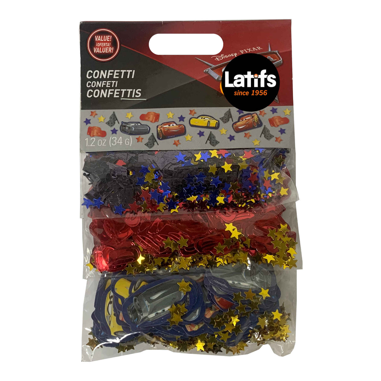 Disney Pixar Cars 3 Confetti