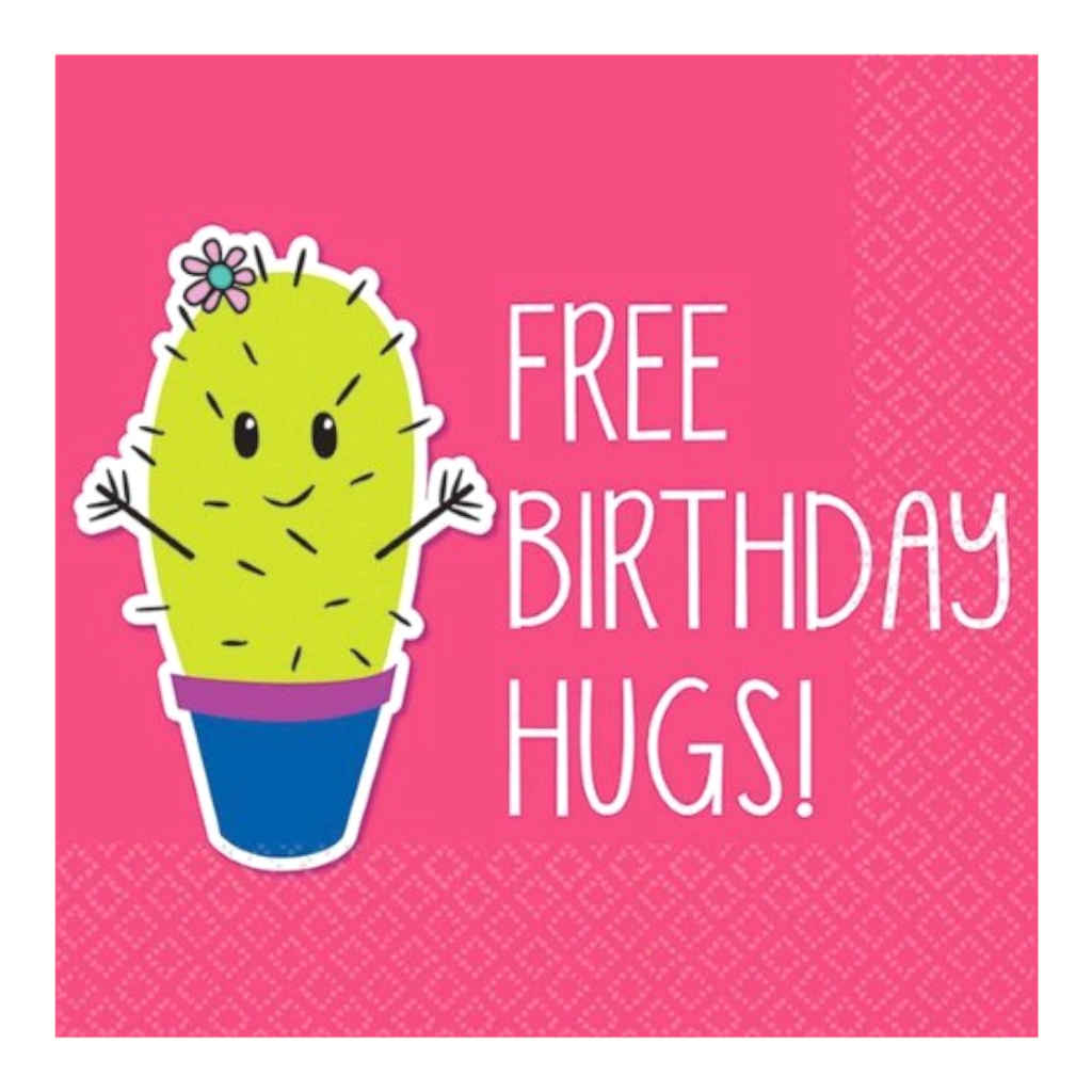 Beverage Napkins Selfie Celebration 2ply | 16 Pack