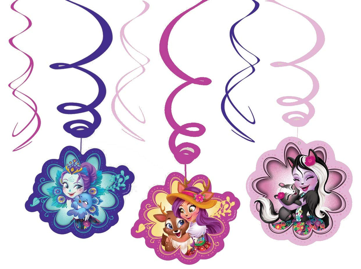 Enchantimals Hanging Swirl Decoration 6pcs