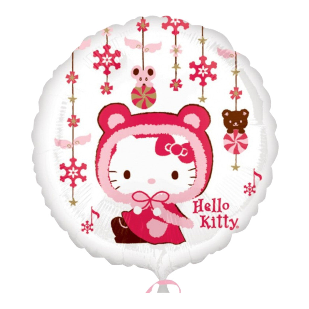Hello Kitty Winter Foil Balloon 18 Inch (45cm) – Christmas & Holiday Party Decoration