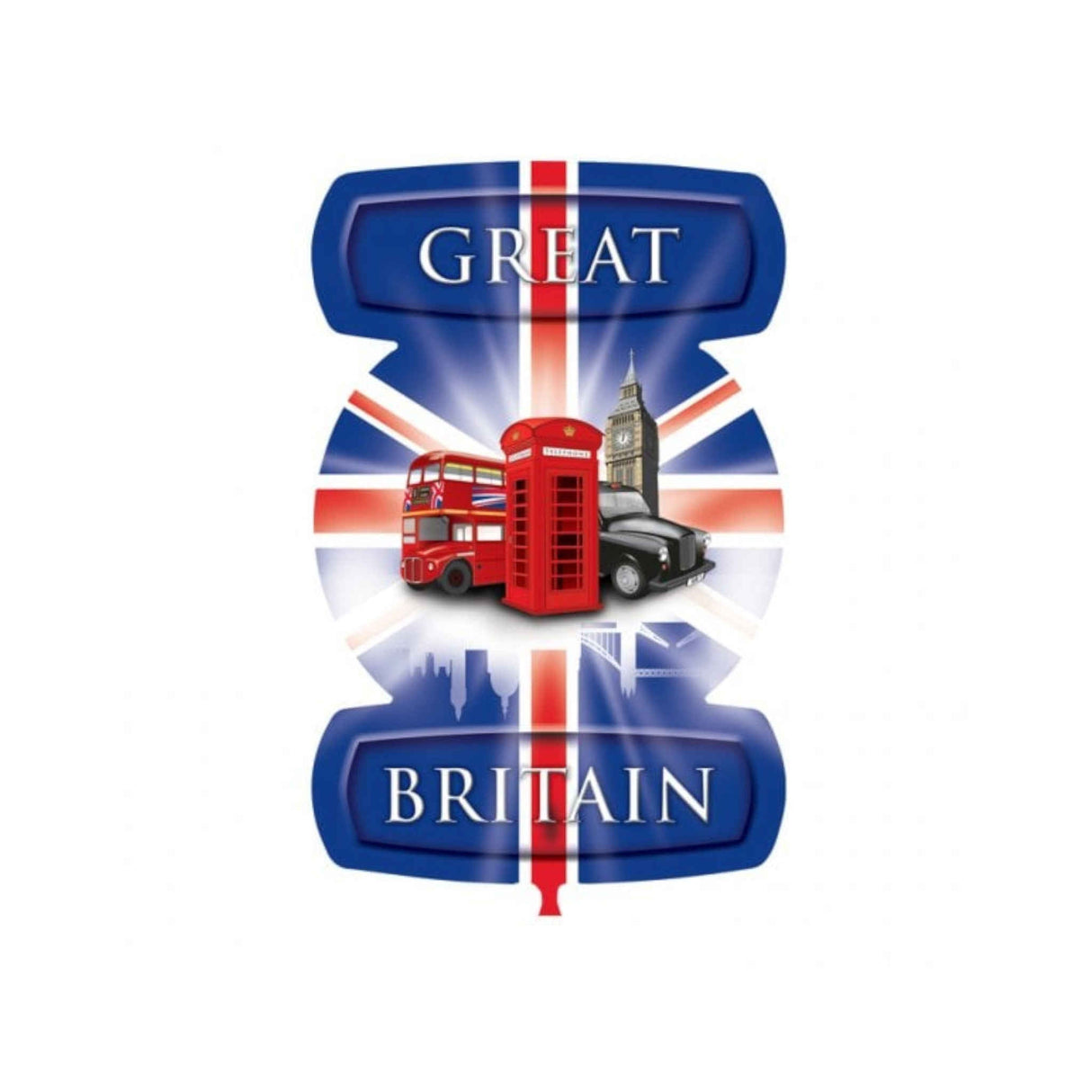 Union Jack Great Britain London Icon Supershape Foil Balloon