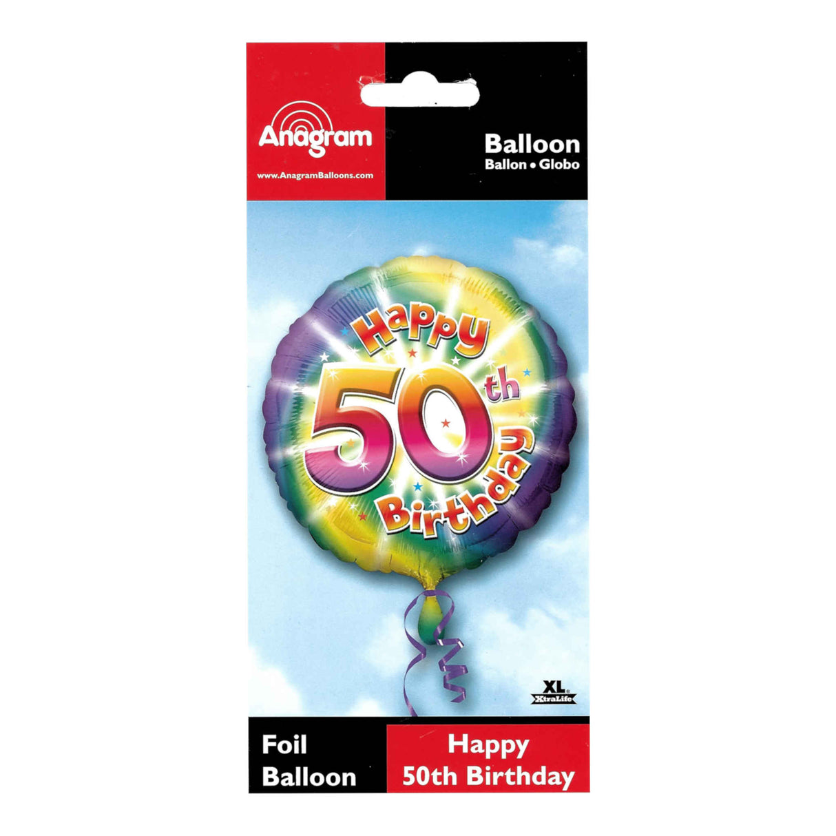 Happy 50th Birthday Foil Balloon | 43cm