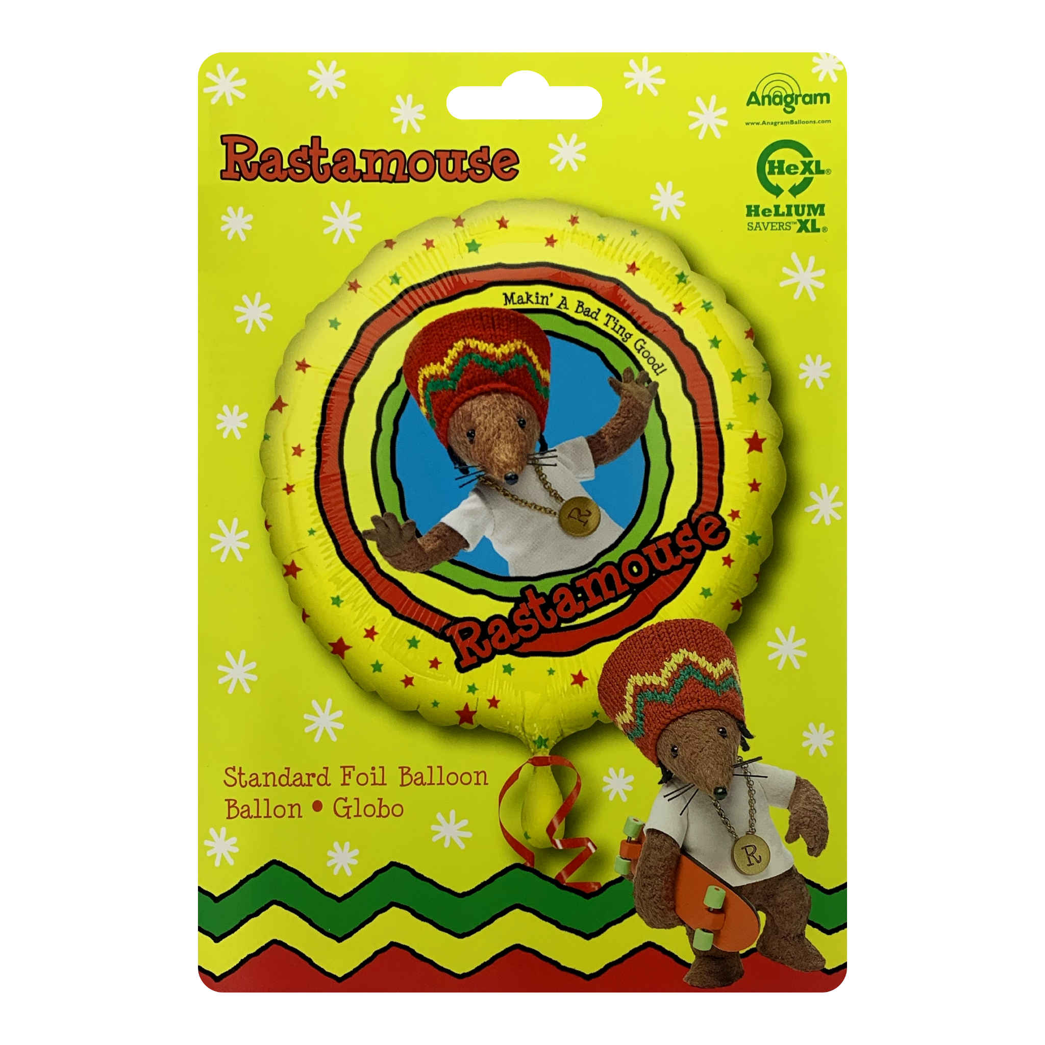 Rastamouse Foil Balloon | 18 inch