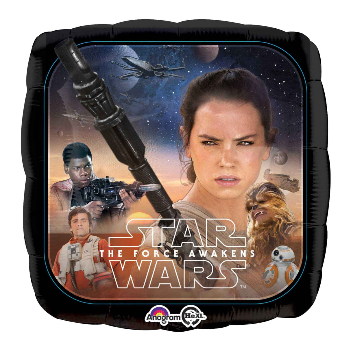 Disney Star Wars Double Sided Square Foil Balloon 43cm