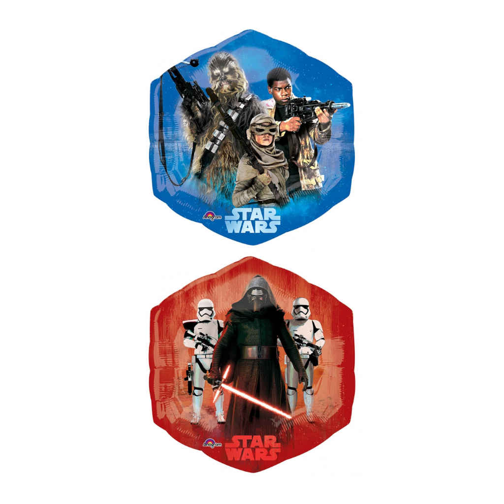 Disney Star Wars Foil Balloon 2 Sided Design 22 x 23in