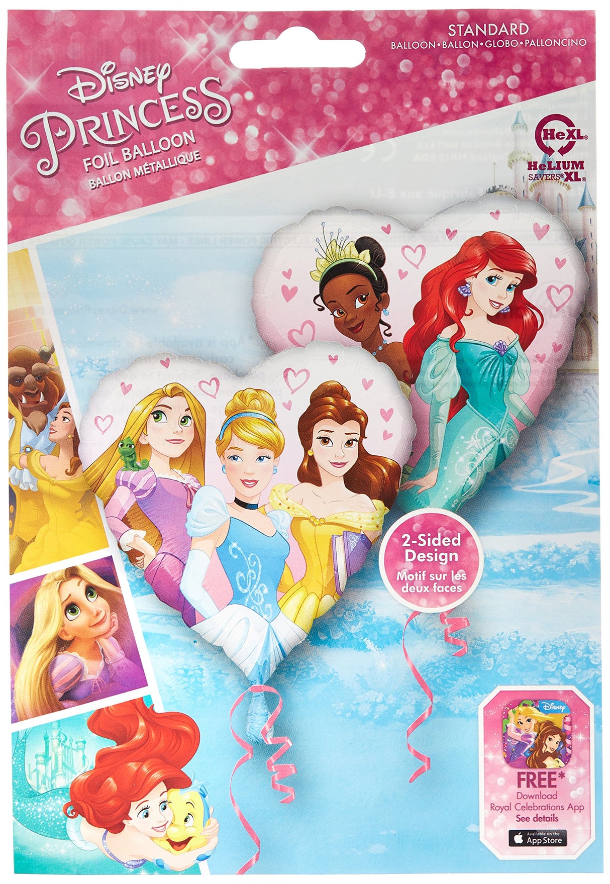 Disney Princess Heart Shape Foil Balloon 17"