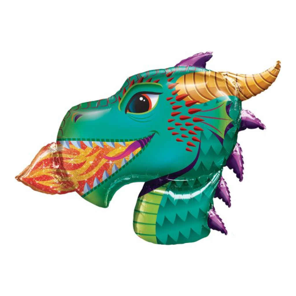Large Dragon Shape Foil Balloon | 36" x 25"