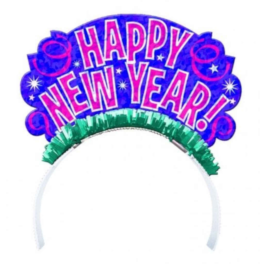 Happy New Year Tiara | 26.7 x 17.8cm