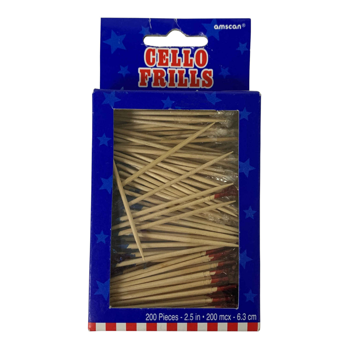 Cello Picks With Frills | 200 Pack | 6.3cm