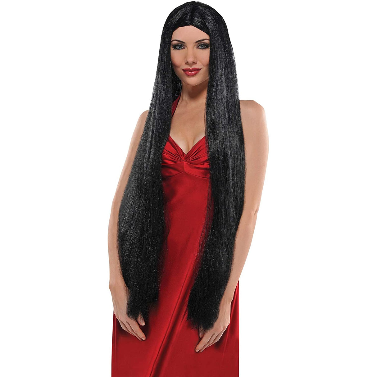 Long Black Witch Wig