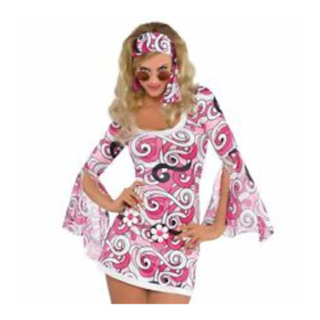 Hippie Chick Wig Blonde Curly