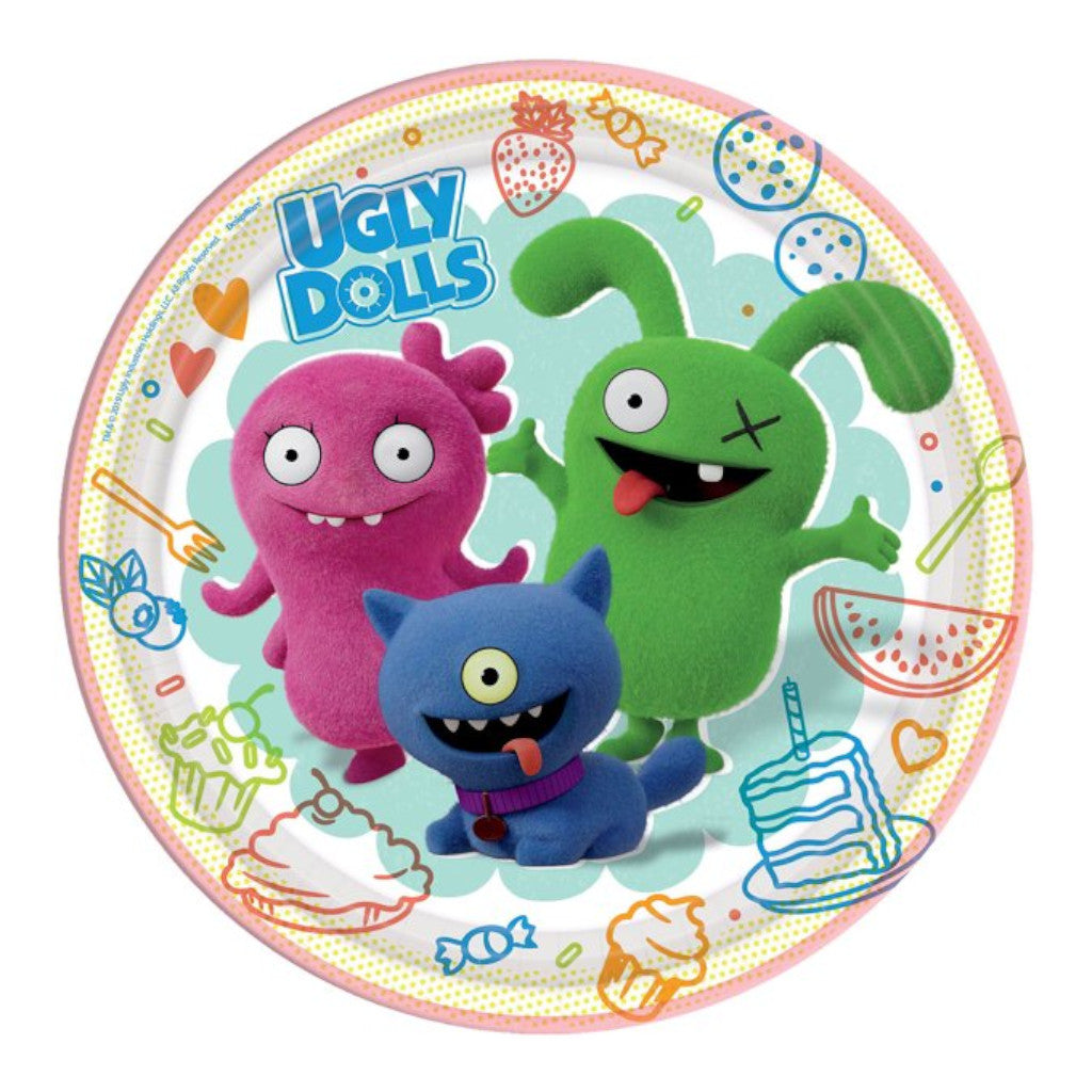 Ugly Dolls Paper Plates 8 Pack