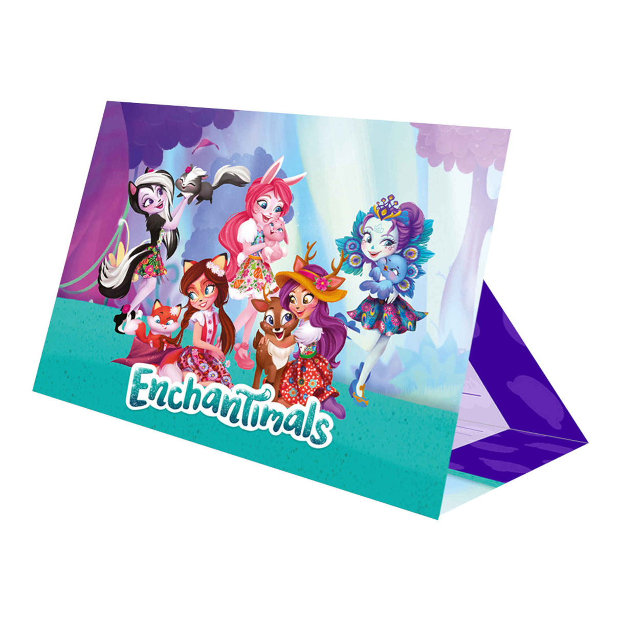 Enchantimals Stand-up Invitation Cards | 8 Pack