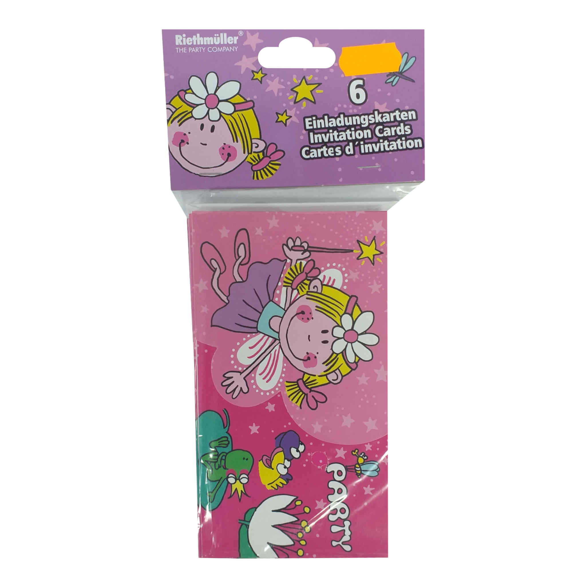 Funky Fairy | 6 Invitation Cards