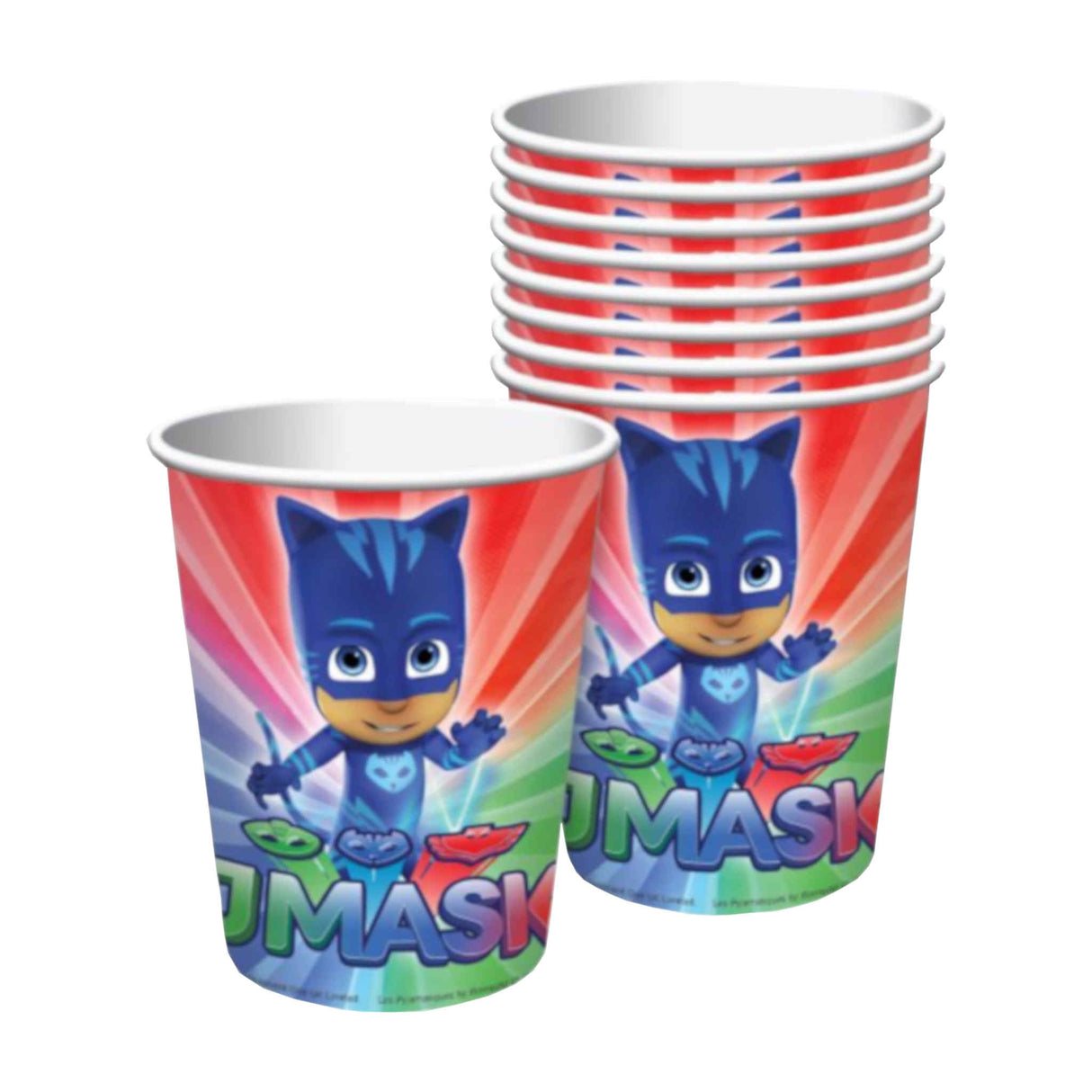 PJ Masks Paper Cups 8 Pack