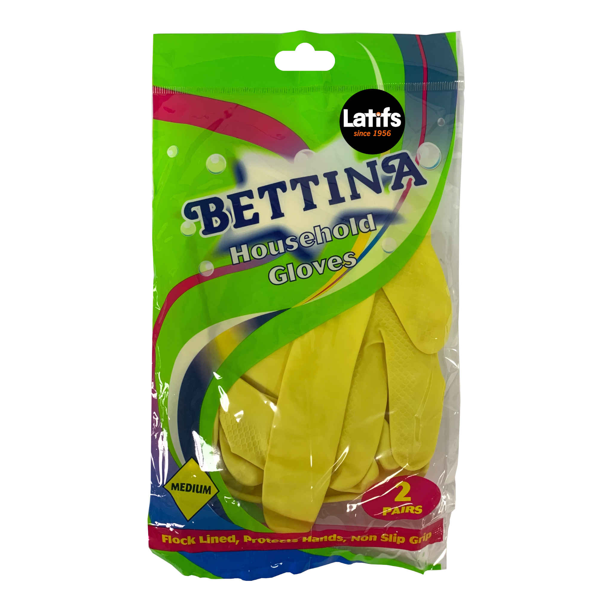 Bettina Household Gloves | Medium | 2 Pack