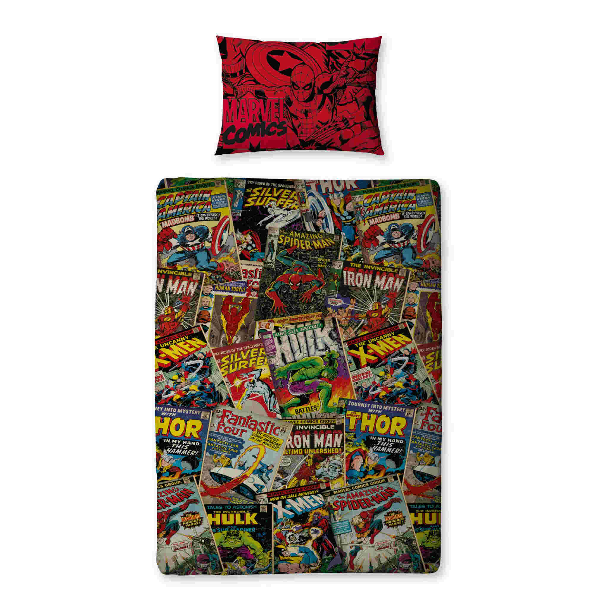 Marvel Comics Single Rotary Duvet Set