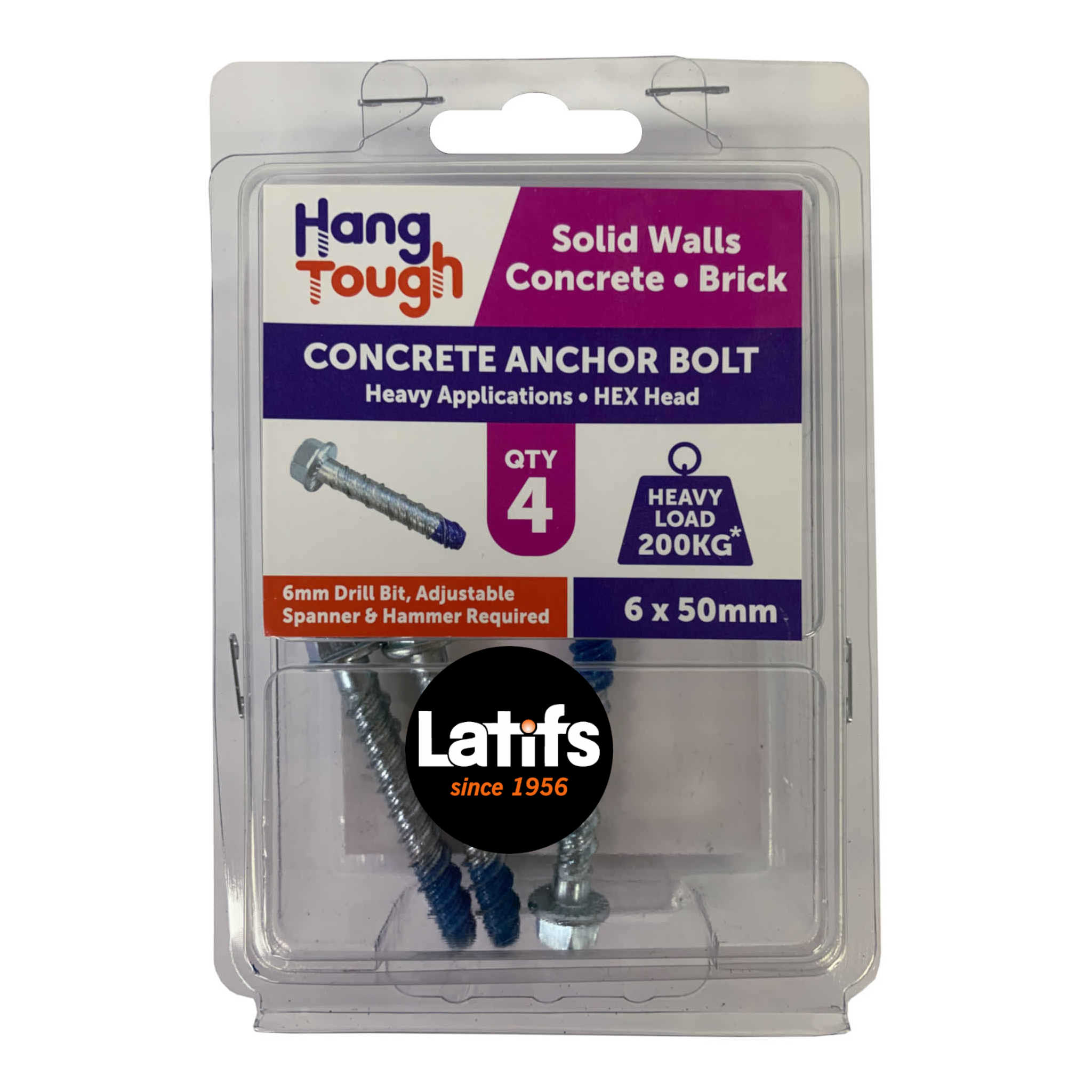 HT Concrete Bolt Anchor | 6.0 x 50mm