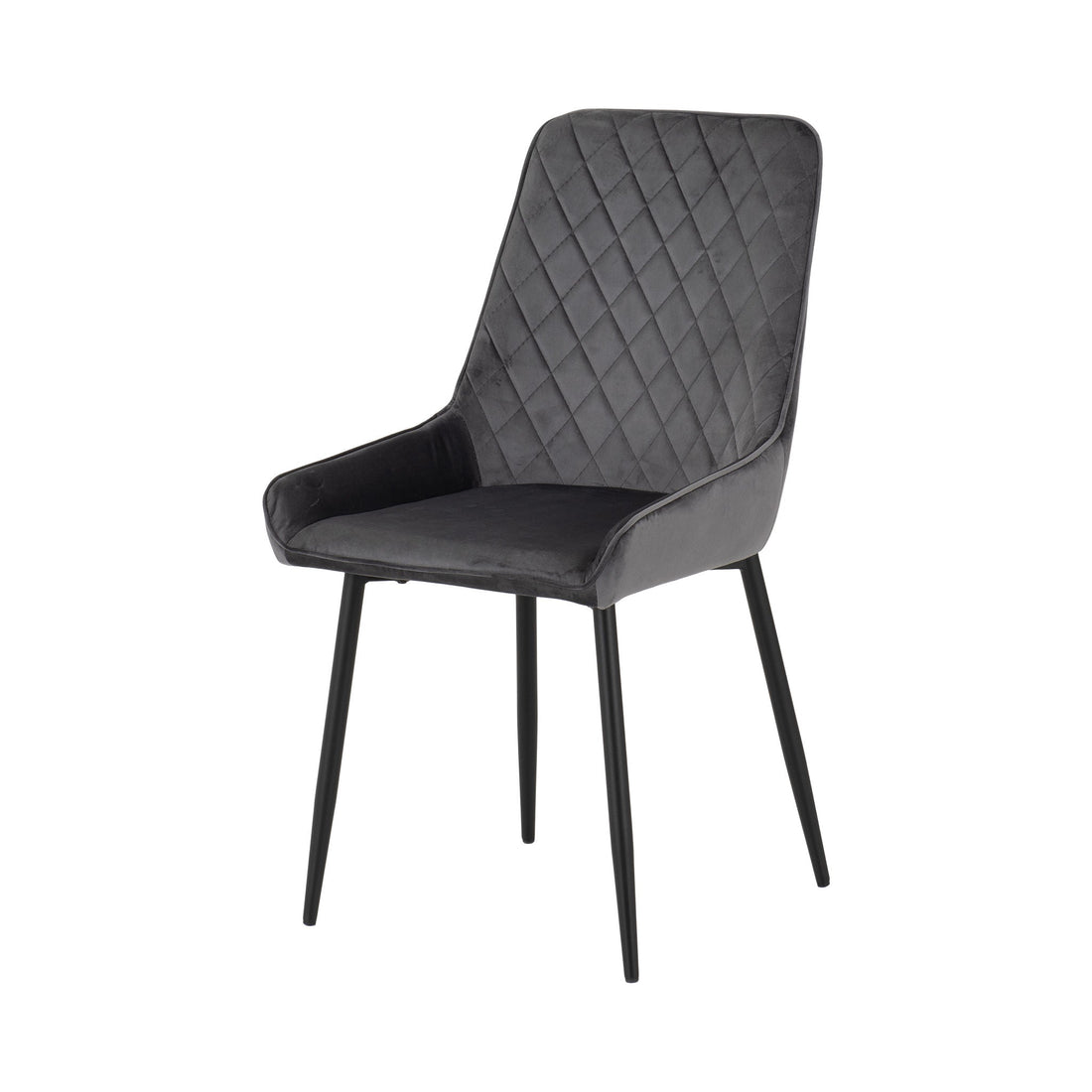 Avery Chair (Grey Velvet) | Set of 2