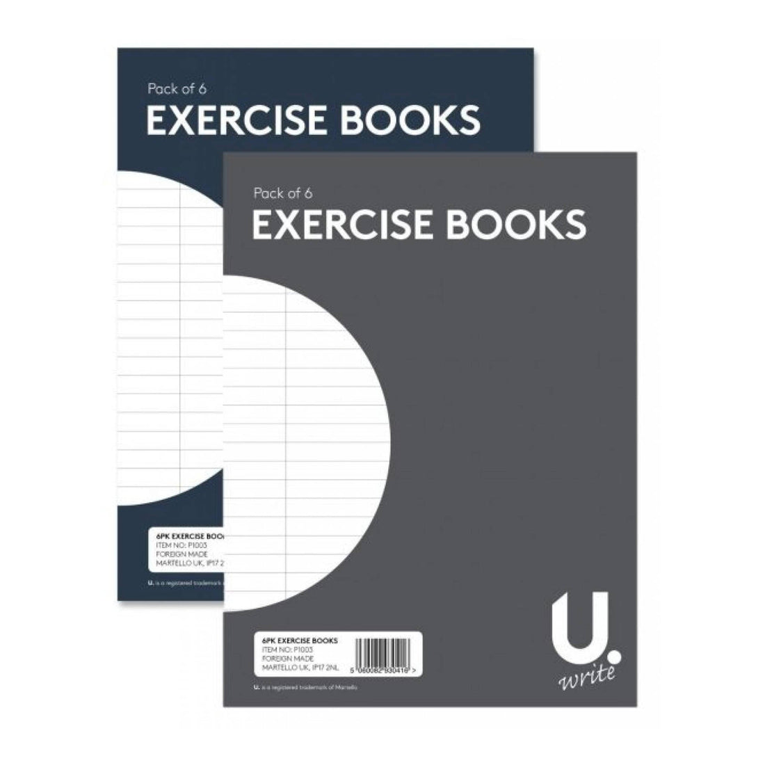 A5 Exercise Books 6 Pack