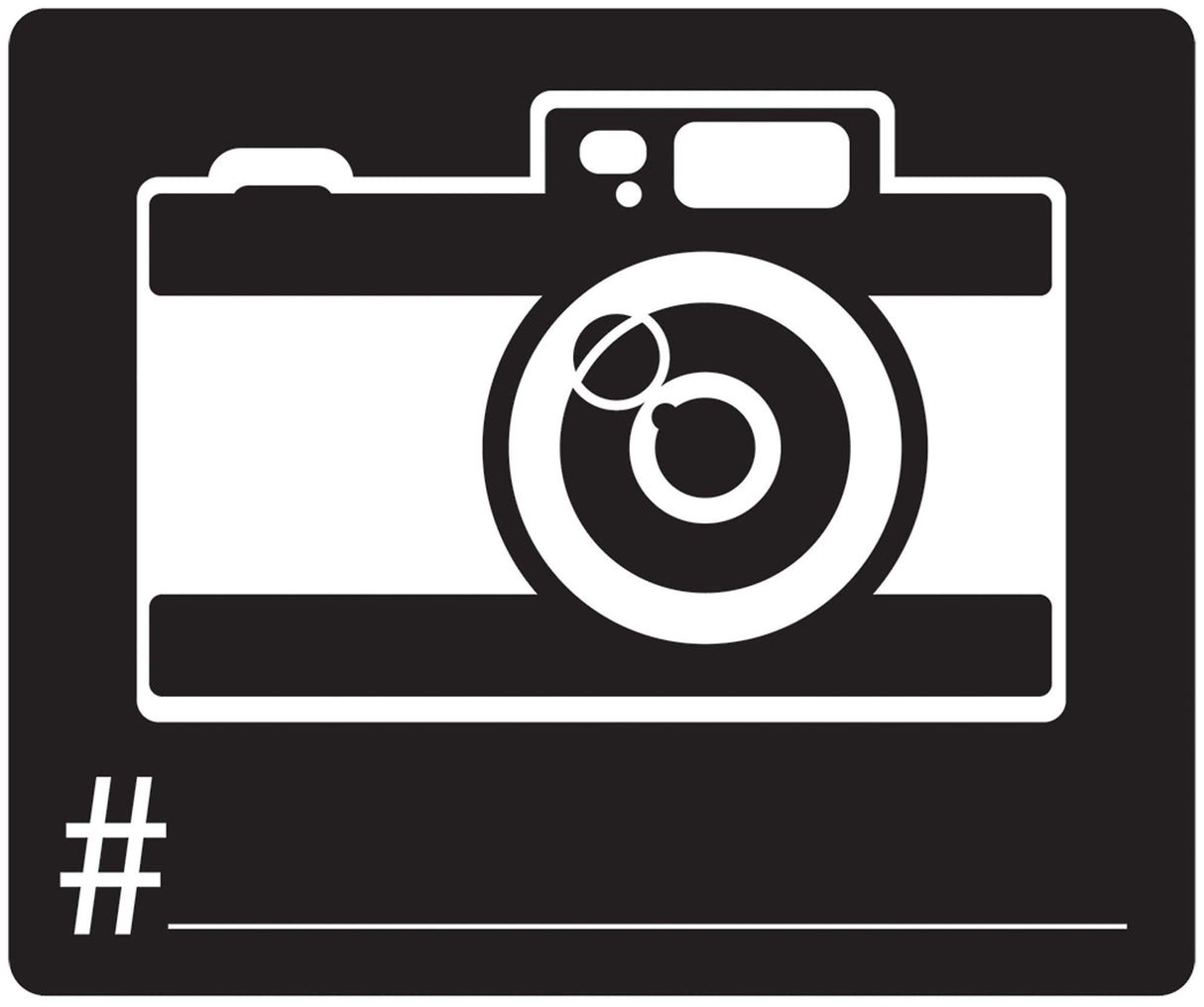 Camera Photo Booth Cut-Out Decoration Kit