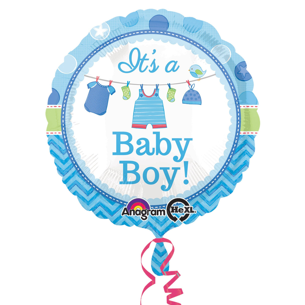 It's a Baby Boy Foil Balloon 17in (43cm)